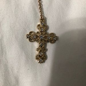 Vintage cross necklace